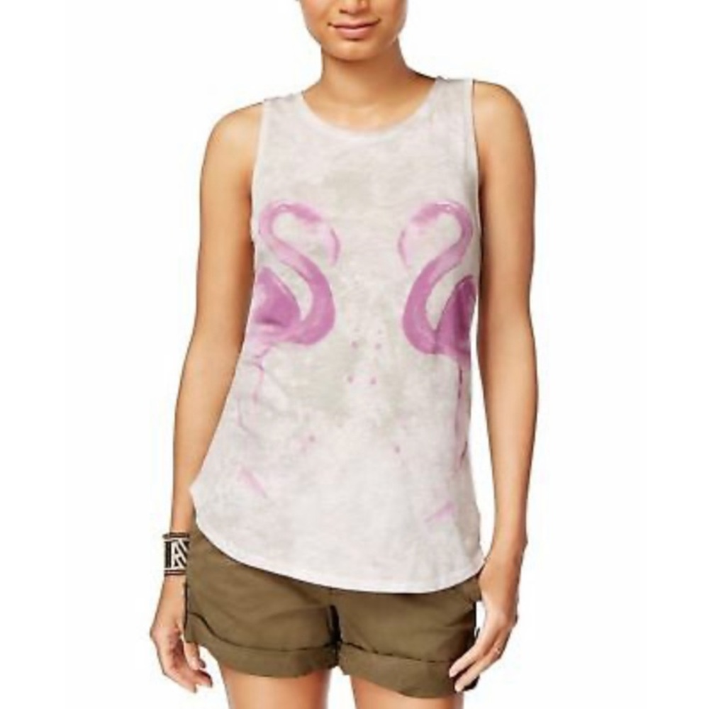Lucky brand flamingo tank top